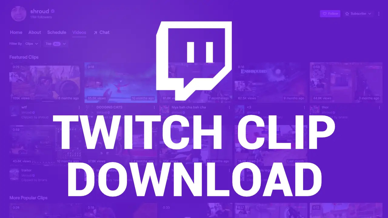 How to download clips from twitch